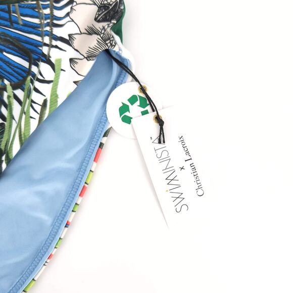 Swiminista x Christian Lacroix Bikini Bottom Jardin Exo'Chic Print -NWT - Size M - Picture 9 of 11